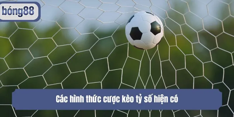 Các hình thức cược kèo tỷ số hiện có